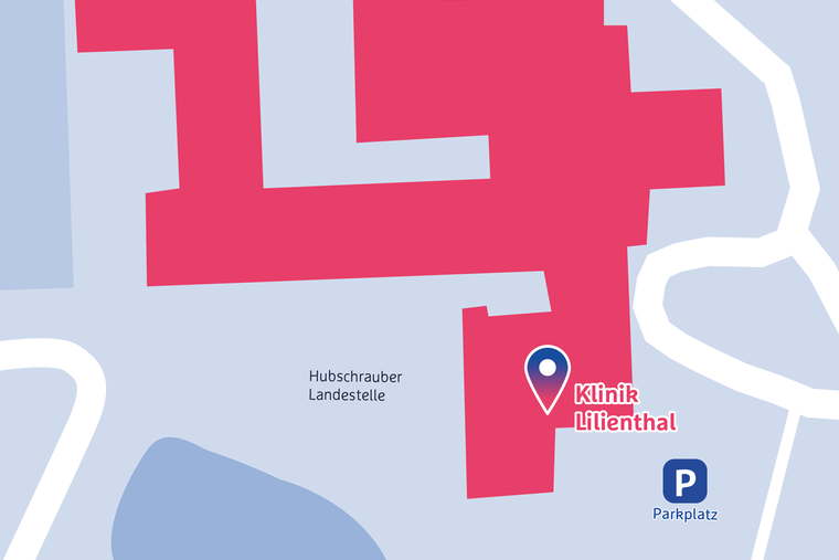 Lageplan Klinik Lilienthal