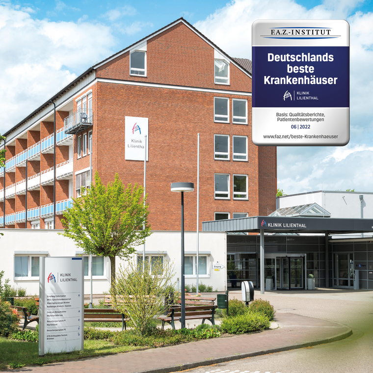 FAZ Siegel 2022 Deutschlands Beste Krankenhaeuser Klinik Lilienthal