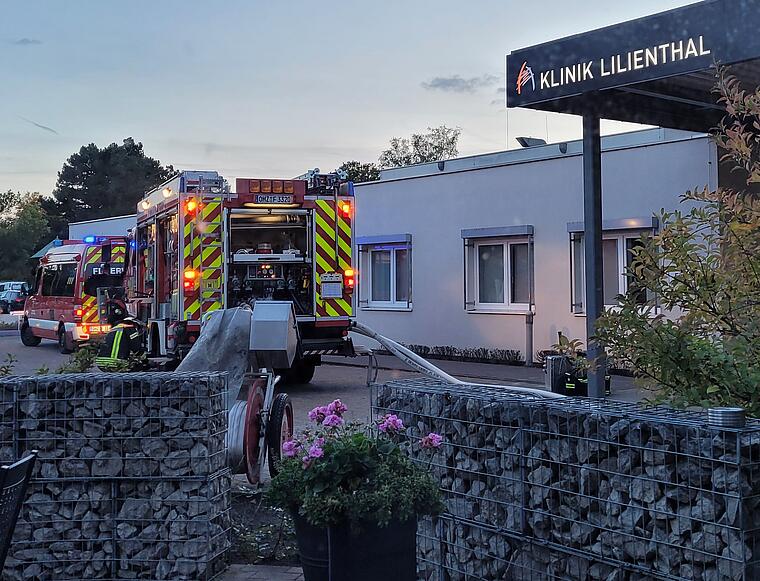 Klinik Lilienthal Feuerwehruebung 2022